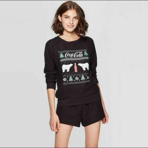 Vintage Coca Cola Long Sleeve Sweater - Picture 1 of 7